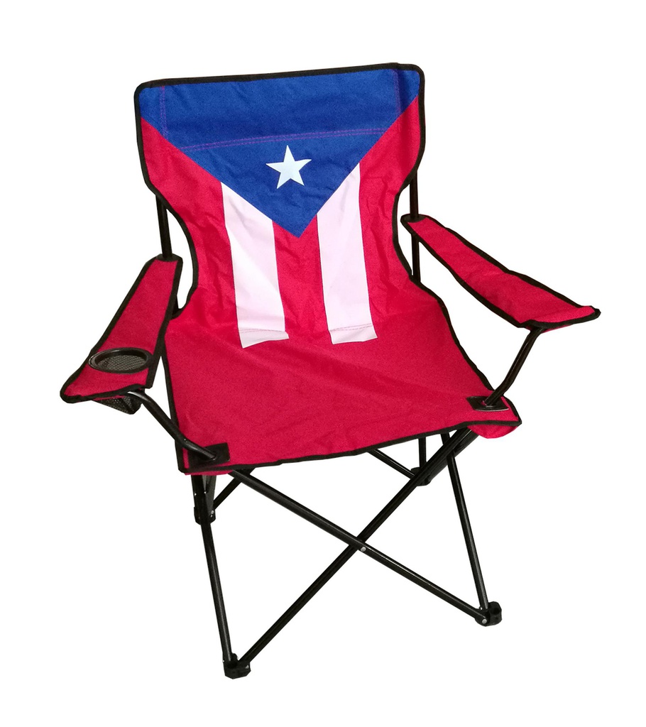 34" Polyester Puerto Rican Folding Chair with Bag (8 pcs/ctn