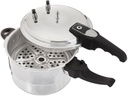 5 Liter Aluminum Pressure Cooker with Steamer (6 pcs/ctn)